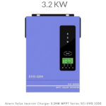 سانورتر 3.2 کیلووات Anern مدل SCI-EVO-3200 با کنترلر MPPT و توان لحظه‌ای 6400 وات، سازگار با باتری لیتیوم، WiFi داخلی و راندمان بالا، مناسب سیستم‌های خورشیدی 24 ولتی.