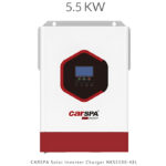 سانورتر 5.5KW CARSPA NKS5500-48L با تکنولوژی MPPT و موج سینوسی کامل، راندمان بالا، اتصال WIFI، پشتیبانی باتری لیتیوم و قابلیت کار بدون باتری. مناسب سیستم‌های خانگی و نیمه صنعتی.
