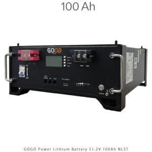 باتری لیتیومی ۵۱.۲ ولت ۱۰۰Ah GOGO Power GP-5121000-NLST | چرخه ۶۰۰۰ و ۵ سال گارانتی