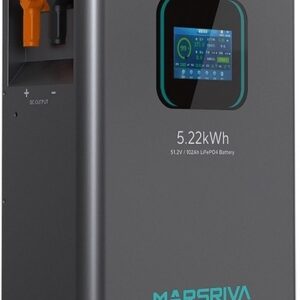 باتری لیتیومی ۵KW ۵۱.۲ ولت MARSRIVA MR-LFP48-100-WMD | ظرفیت ۱۰۲ آمپر و چرخه ≥۶۰۰۰