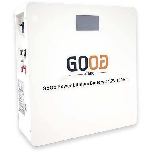 باتری لیتیومی ۵۱.۲ ولت ۱۰۰Ah GOGO Power GP-5121000-LWR | چرخه >۶۰۰۰ و عمر طراحی ۱۰ سال