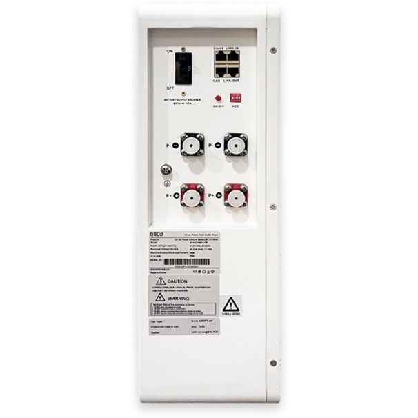 باتری لیتیومی ۵۱.۲ ولت ۱۰۰Ah GOGO Power GP-5121000-LWR | چرخه >۶۰۰۰ و عمر طراحی ۱۰ سال