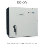 اینورتر سه‌فاز صنعتی KACO Blueplanet 105 TL3 با توان نامی 105KW، بازده بالا، MPPT با دو ورودی، جریان ورودی 183A و درجه حفاظت IP66؛ مناسب نیروگاه‌های صنعتی خورشیدی.